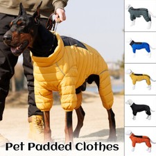 Dog Down Cotton Jacket Four Legged Pet Warm Coat Winter Windproof Thicken Coat