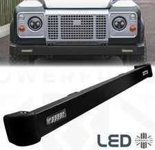 Black steel front BUMPER with