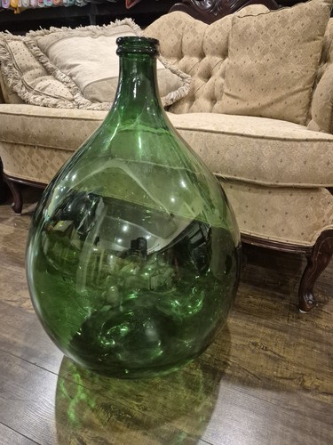 Emerald green glass large - glass,