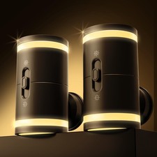 Night Light Plug in Wall, LED Night Lights, 2 Pack with Dusk to Dawn Sensor, Adj