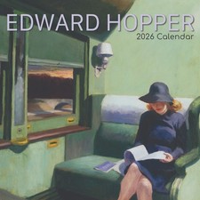 Edward Hopper Art  "12  x 12" Square Wall Calendar 2026