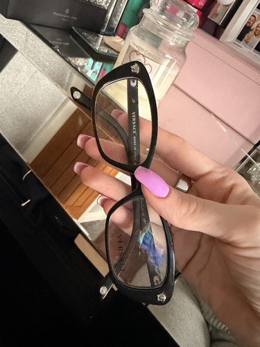 Versace clear glasses - clear,