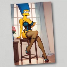 Fridge Magnet Marg Simpson -