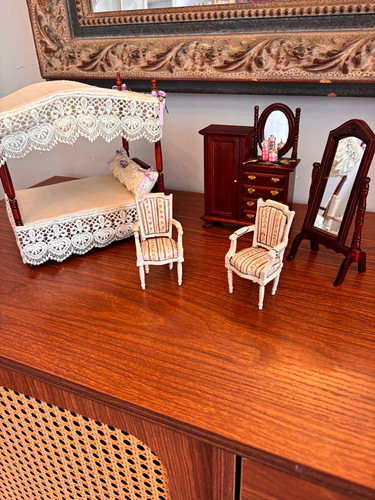 Vintage dollhouse furniture - dollhouse,