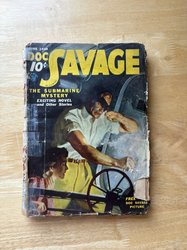 Vintage doc savage comic book - savage,
