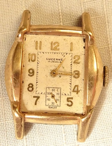 Lucerne wristwatch 17j vintage - lucerne,