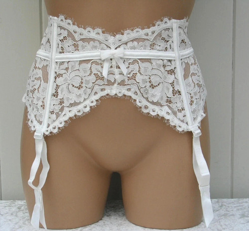 Suspender belt size ivory - suspender,