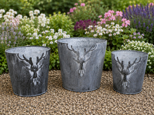 Set stag planters - 3,