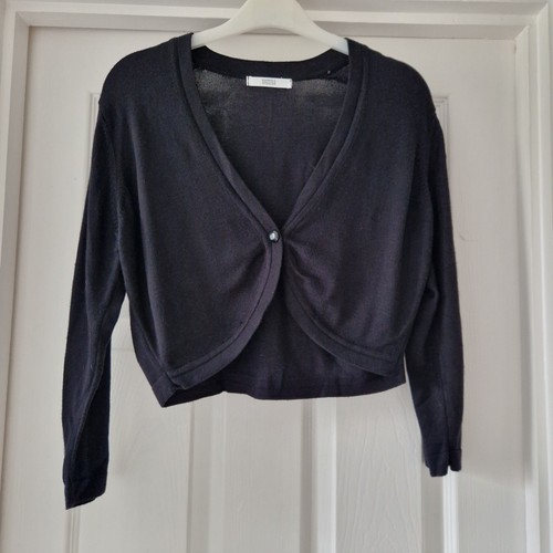 Black bolero longsleeve - black,