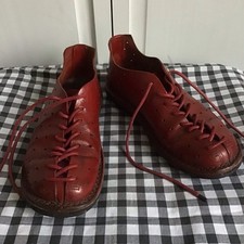 Trippen Red Lace Up Shoes