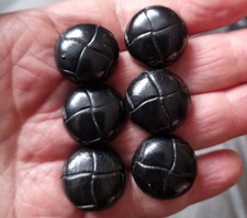 Vintage Leather Buttons in