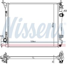 RADIATOR, ENGINE COOLING FOR