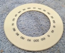 1 NOS Collins  S-Line Transmitter Frequency Tuning Plate 