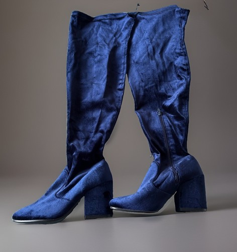 Indigo blue long - long, soft