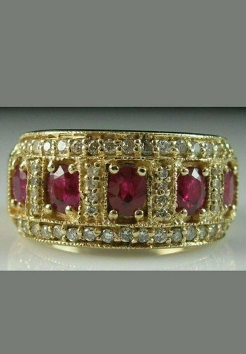 Oval cut natural ruby - natural,