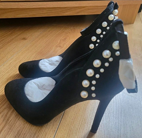 Byvery black suede pointed - suede,