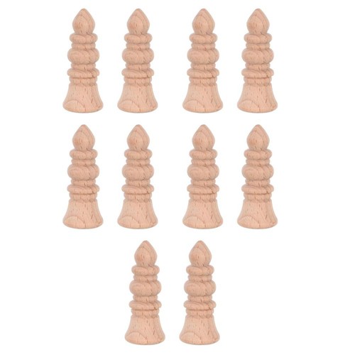 Pcs unfinished wood finial - wood,