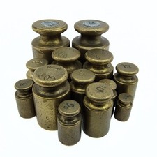 Vintage Avery - Brass Weights - Mix Set - Various Weights - Small