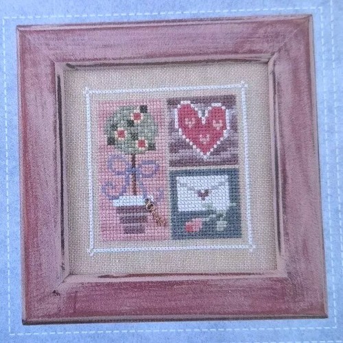 February cross stitch chart - chart, by