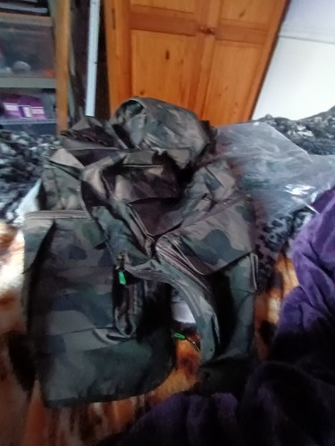 Camo multi pockets - camo, fishing