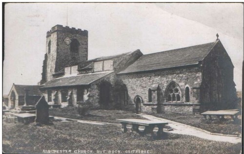 Ribchester church e buck - church,