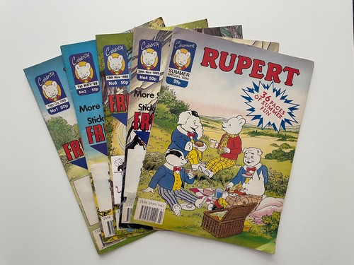 Rupert bear comic 4 1989 - no, 1-4