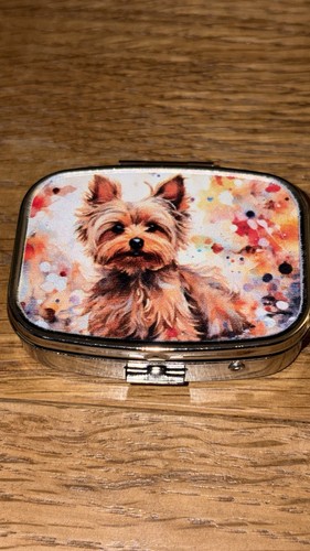 Yorkshire terrier pill trinket - terrier, pill/trinket