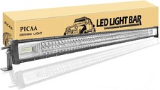 LED Light Bar 7D Tri-Row 52in 675W Spot Flood Combo Beam LED Work Lights Bar