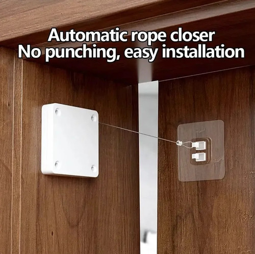 1pc automatic drawstring door - automatic,