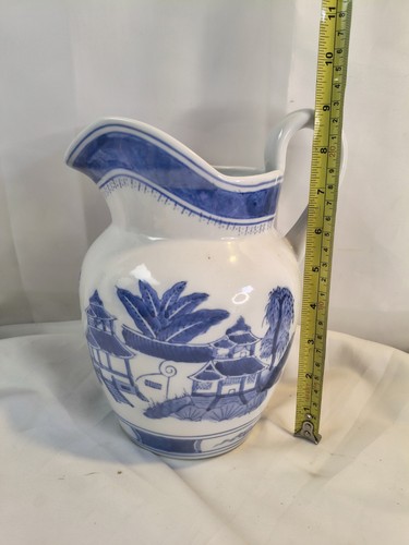 Large blue white willow - blue,