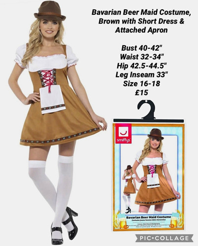 Smiffys bavarian beer maid - smiffys,