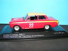 Minichamps 1:43rd Lotus Cortina Mk1 - Sir John Whitmore - Budapest ETCC 1964