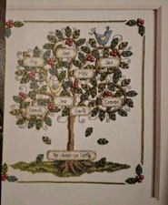 Cross Stitch Chart (From Magazine) - Family Tree - Misc