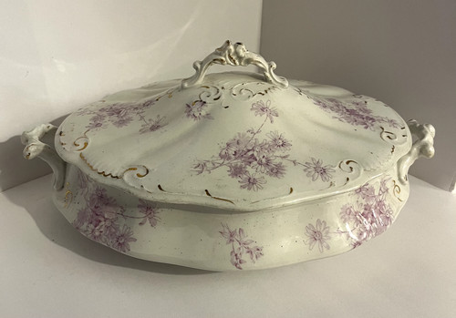 Semi porcelain daisy pattern - porcelain, 'daisy'