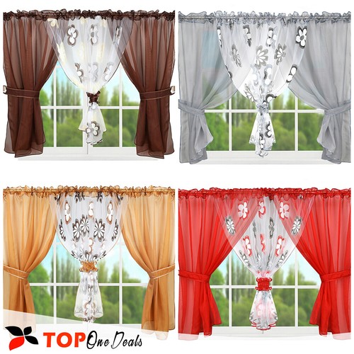 Voile curtain with - voile,