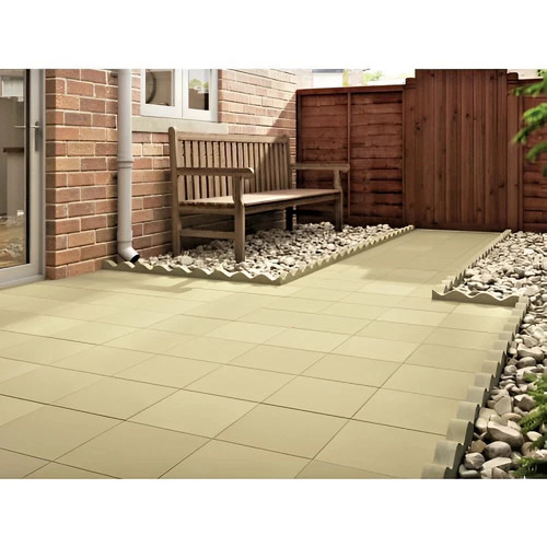 450x450mm 32mm buff - 450x450mm, concrete