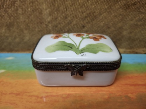 Vintage limoges lidded trinket - vintage,