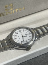 Zenith Espada Men’s Quartz Calendar Watch & Box59.0140.337Steel & Gold Two Tone