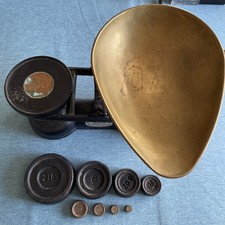 Vintage Salter Brass Pan
