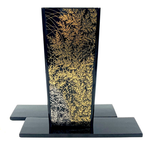 Vintage japanese wajima flower - vintage,