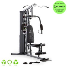 HOME MULTI GYM 68KG WEIGHTS STACK CHEST PRESS LEG EXT LAT PULLDOWN MARCY MWM4965