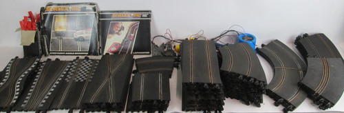 Large scalextric track bundle - track,