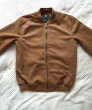 Steel & Jelly Tan Bomber Jacket Large