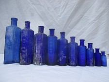 STUNNING SET OF COBALT BLUE