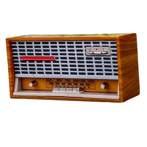 Miniature radio furniture - radio,
