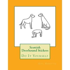 Scottish Deerhound Stickers 