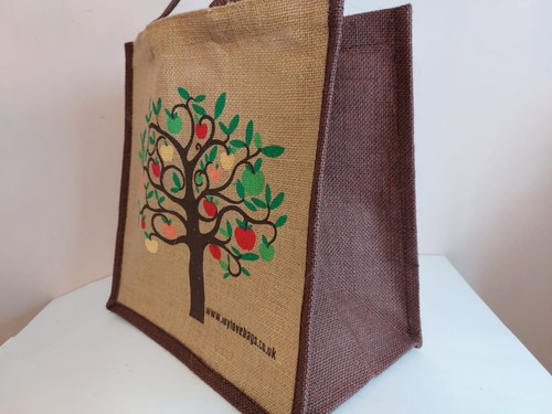 Tree jute shopping - jute, bag