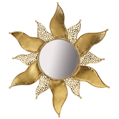 Gold sun wall - sun, mirror