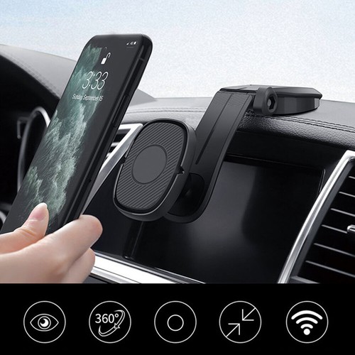 Black magnetic phone holder - magnetic,