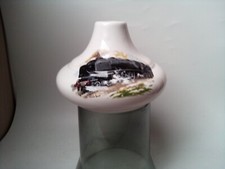 Steam Locomotive Design by Derick Bown  Ceramic TABLE LAMP 14 cm